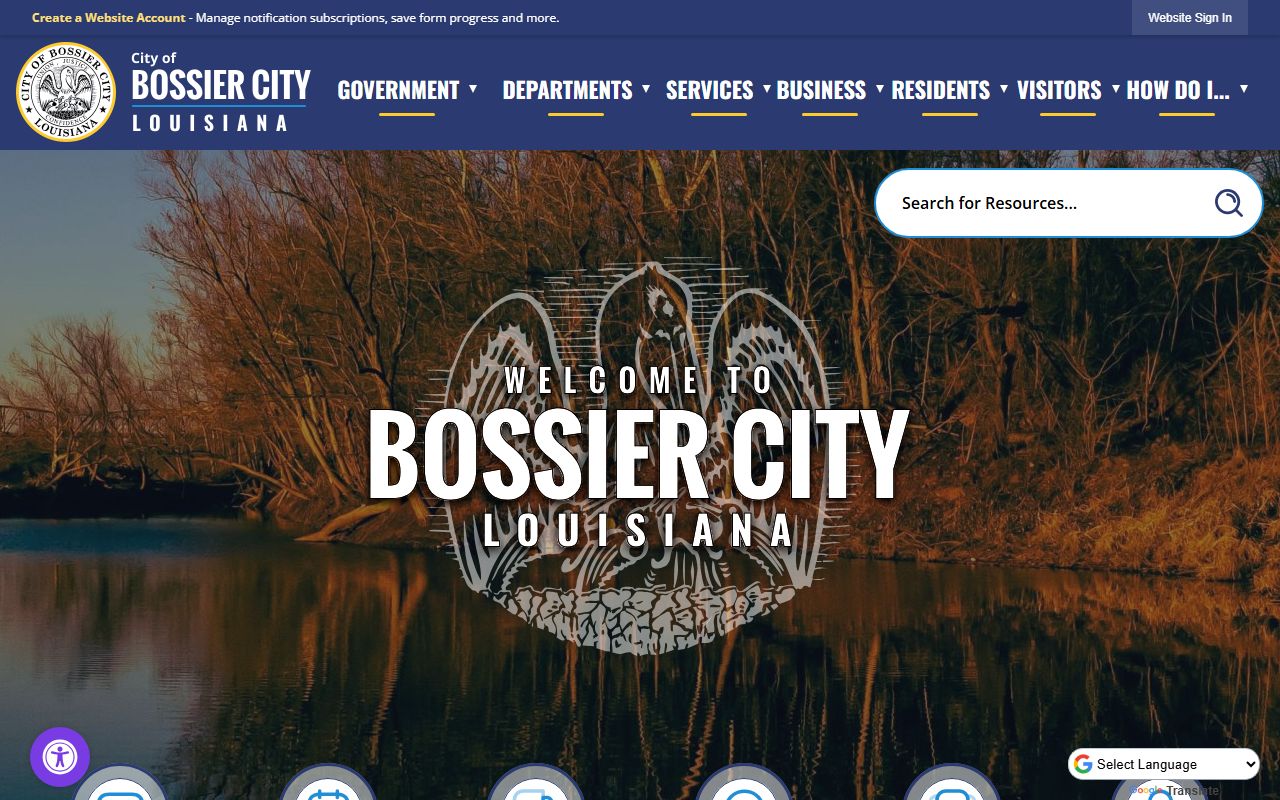 City of Bossier City official website