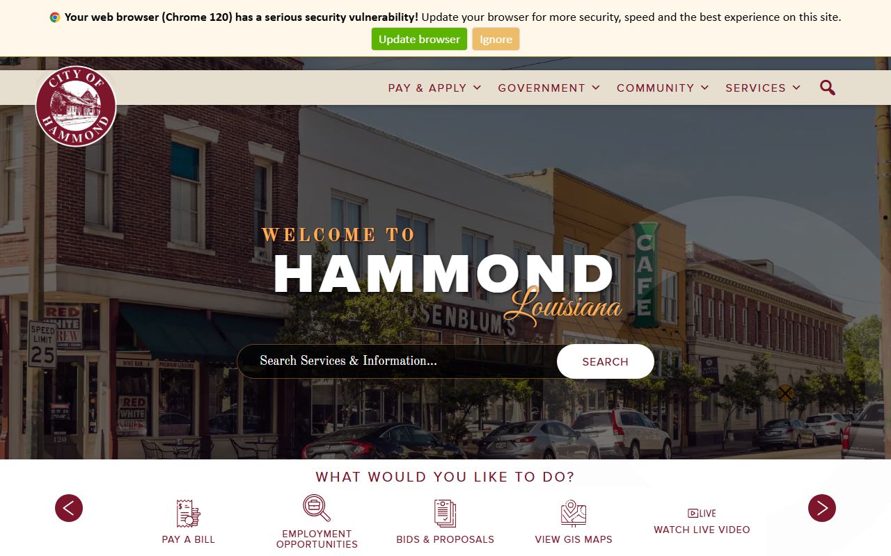Hammond birth records - City of Hammond