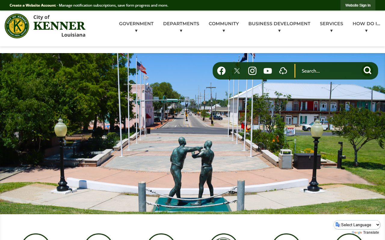 City of Kenner official website