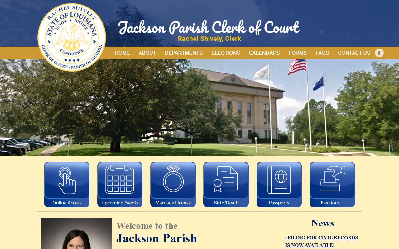 jackson parish clerk of court homepage jackson parish birth records